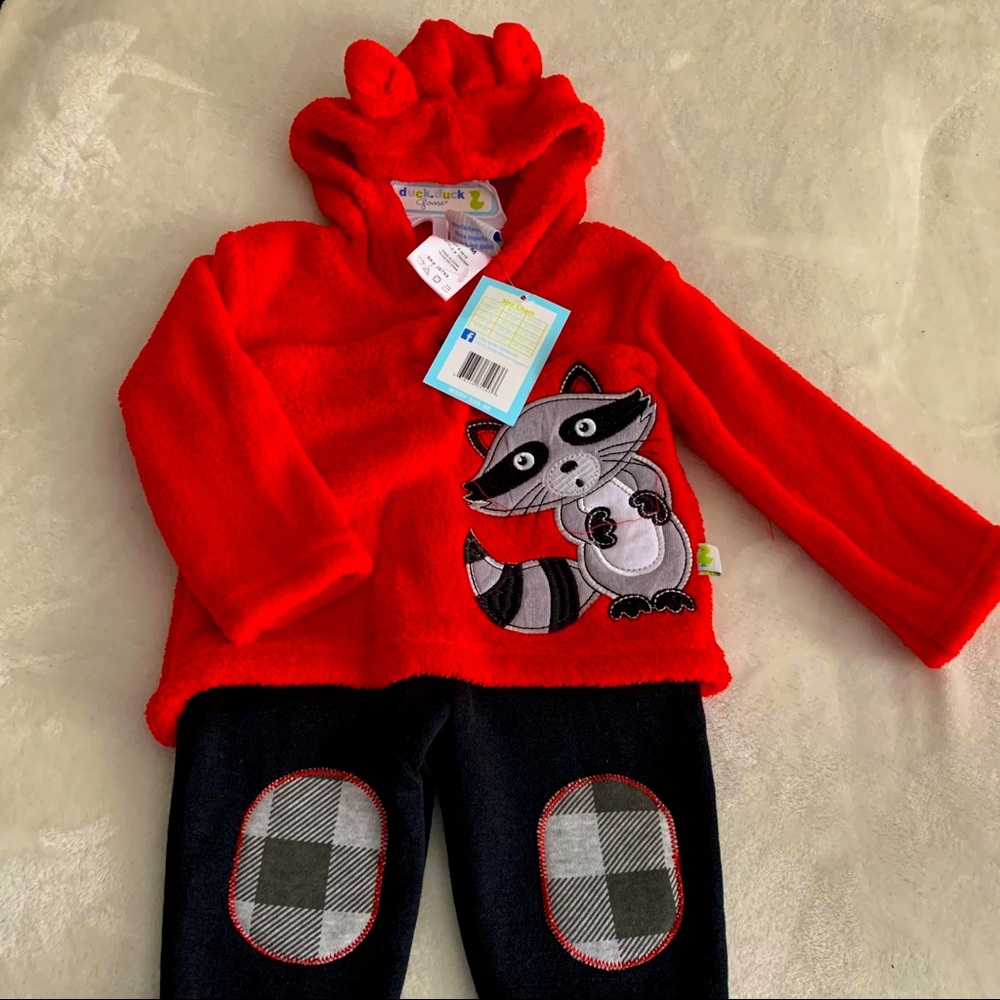 Duck Duck Goose_MatchingSet_Boys6-9Mths NWT